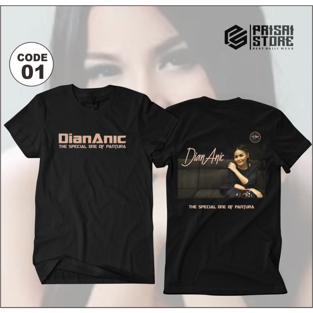 KAOS  ARTIS PANTURA DIAN ANIC TARLING CIREBON KAIN TEBAL COMBED  24s