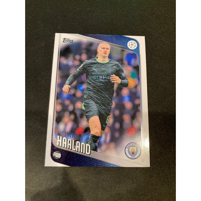 Kartu Koleksi Sepak Bola Soccer Topps Manchester City Erling Haaland 181
