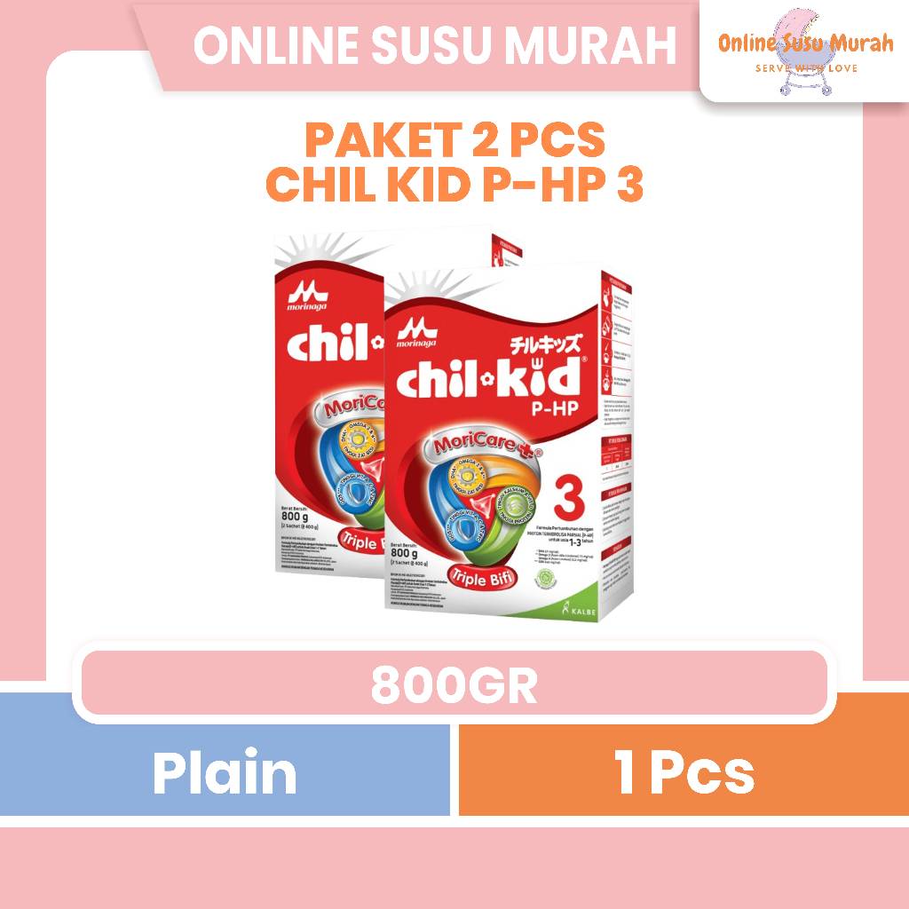 CHIL KID P-HP PAKET 2 KOTAK 800 GRAM CHILKID PHP MORINAGA SSKD
