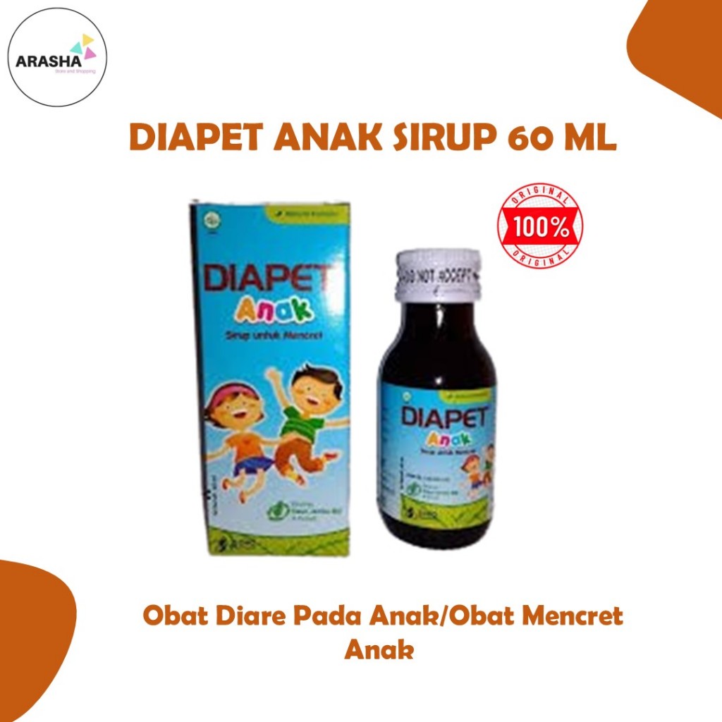 DIAPET ANAK SIRUP 60 ML Obat Diare Pada Anak/Obat Mencret Anak