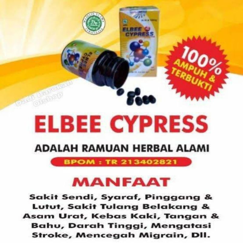 elbe cypress pil hitam