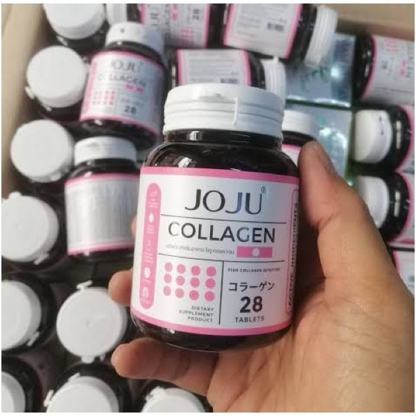 Joju Collagen Prime Rose CL Kolagen Colagen Pencerah Pemutih Kulit 28 tablet