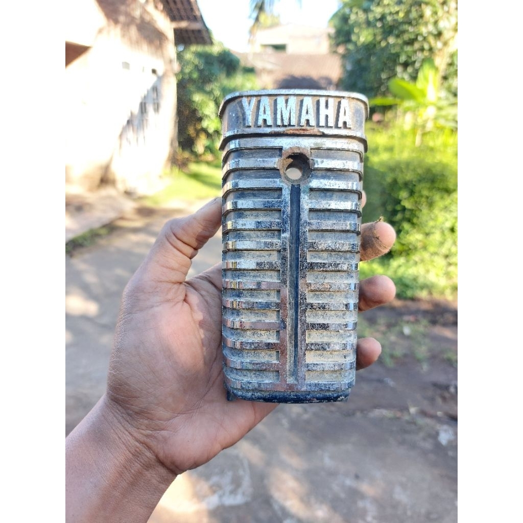 Emblem Panel Dasi Yamaha V80 Original