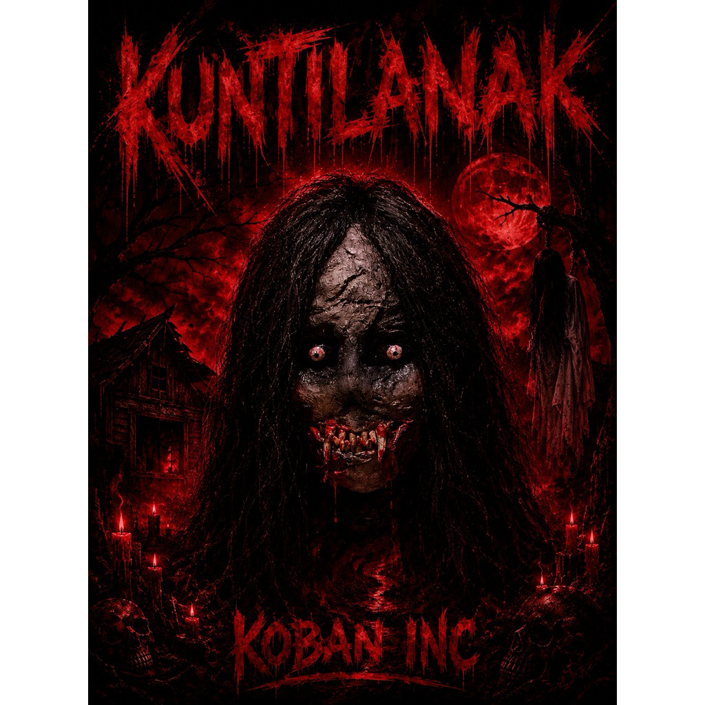 TOPENG HANTU KUNTILANAK ADA RAMBUTNYA
