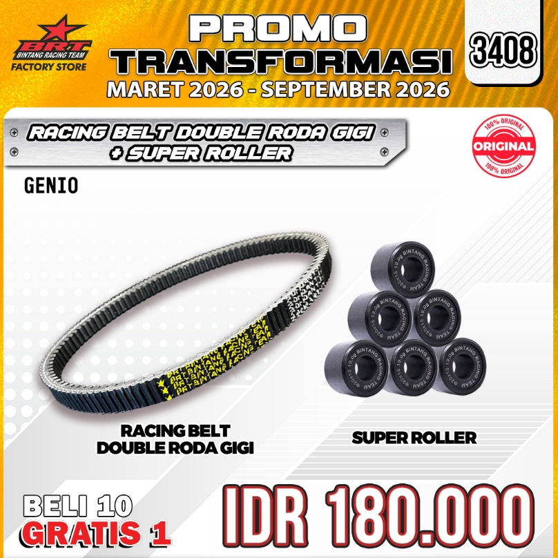 VBELT + ROLLER GENIO/BEAT DELUXE/KOJ