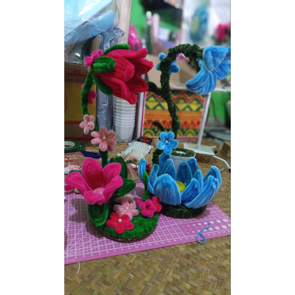 lampu hias ,lampu tidur dari kawat bulu