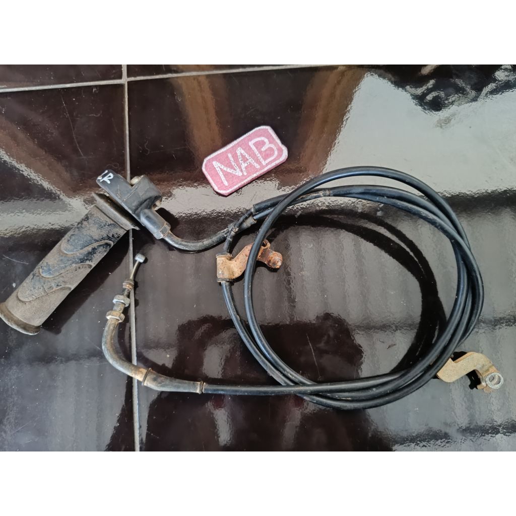 rumah gas set kabel gas vario 125 old KZR ori lepasan