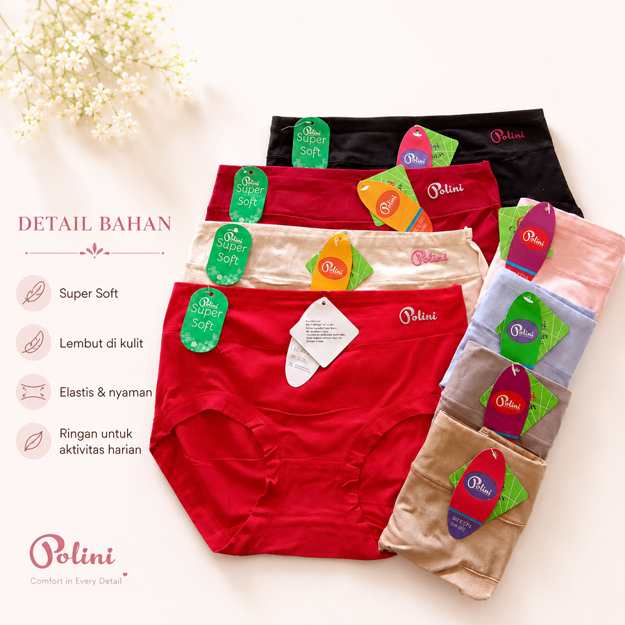 HW - Celana Dalam Wanita POLINI / Cd Premium Quality POLINI 2832/1232