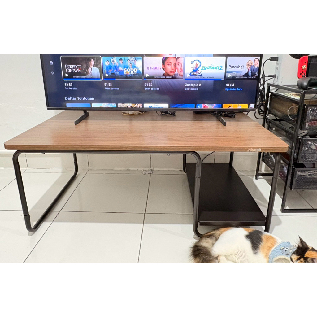Informa Coffee Table Abby - Dark wood Black