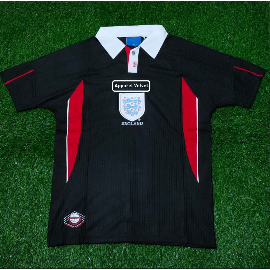 Jersey Retro Inggris Away 1998 Grade AAA Classic / Jersey Bola Retro Vintage