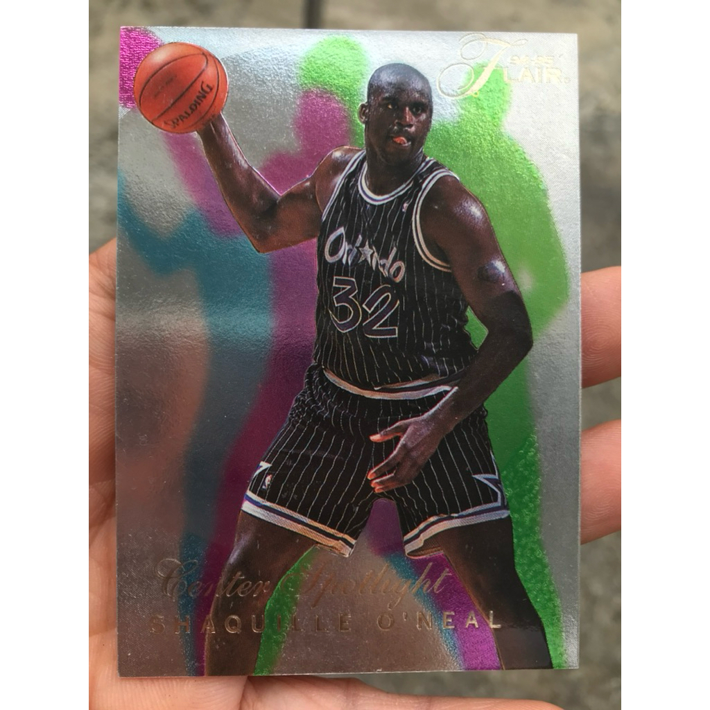 SHAQUILLE ONEAL KARTU BASKET TAHUN 1994 NBA FLAIR CENTER SPOTLIGHT