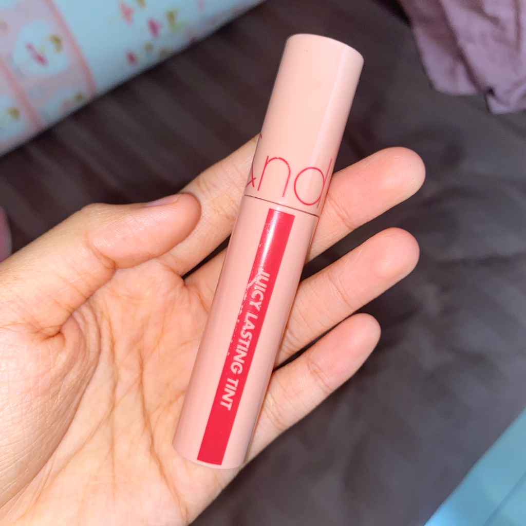 preloved romand juicy lasting liptint shade peeling angdoo