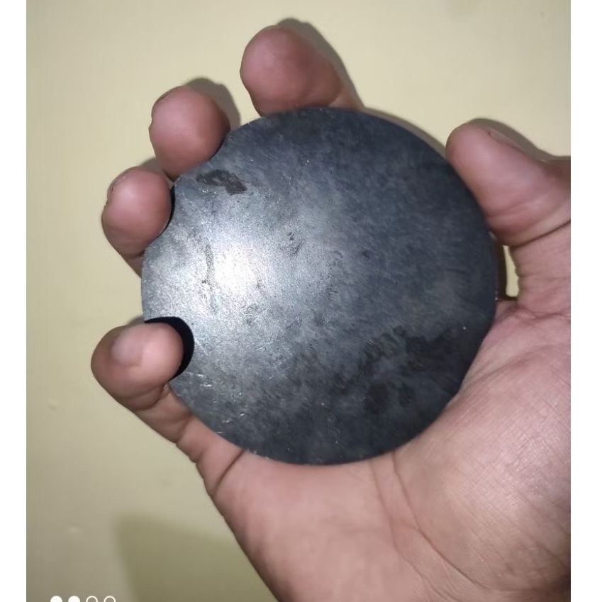 Plat Bulat Besi 84mm Tebal 3mm Solid Lingkaran 8cm Baja CNC Laser Cutting bisa untuk penutup pipa be