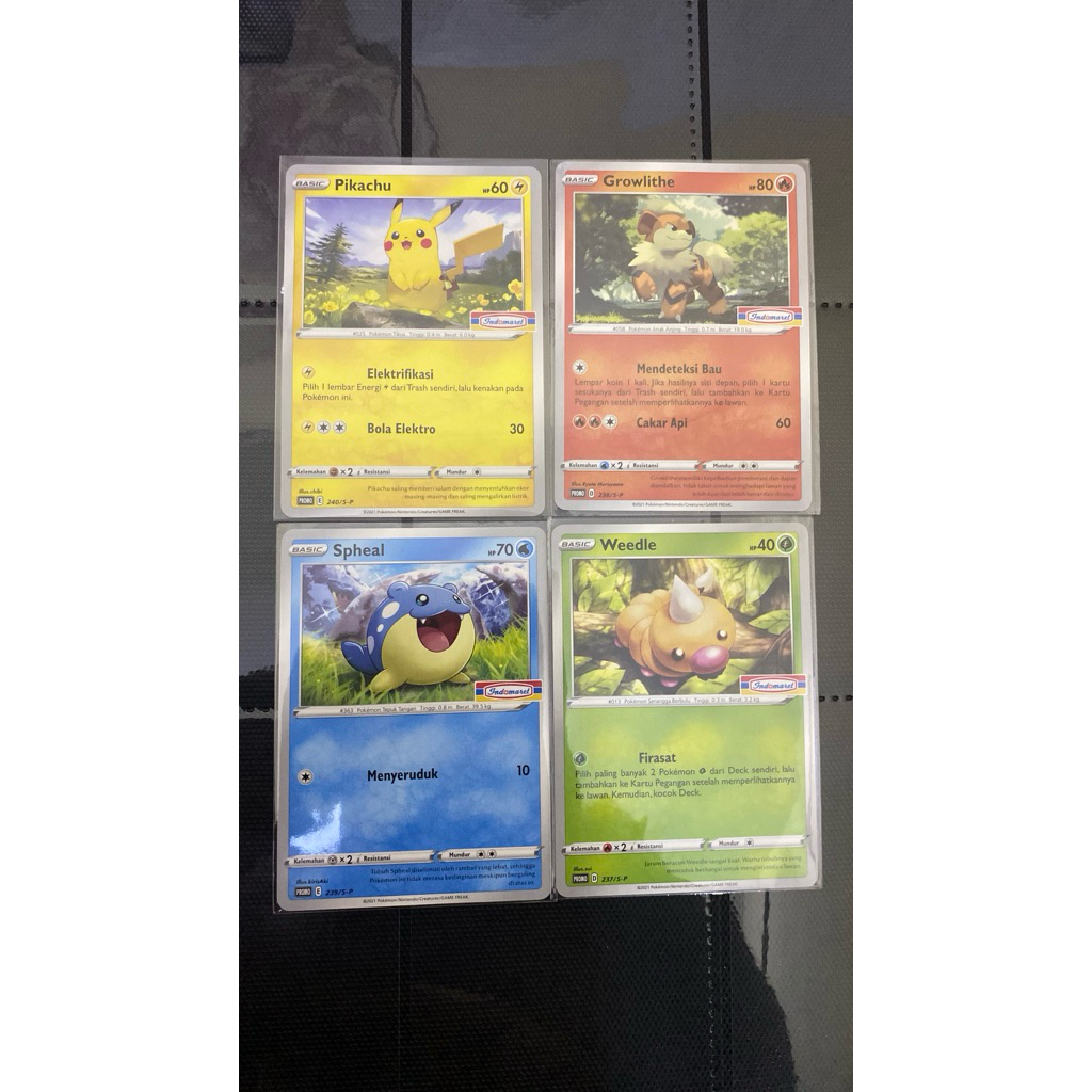 Kartu Promo Pokemon Indomaret set Indonesia - TCG Kartu Pokemon
