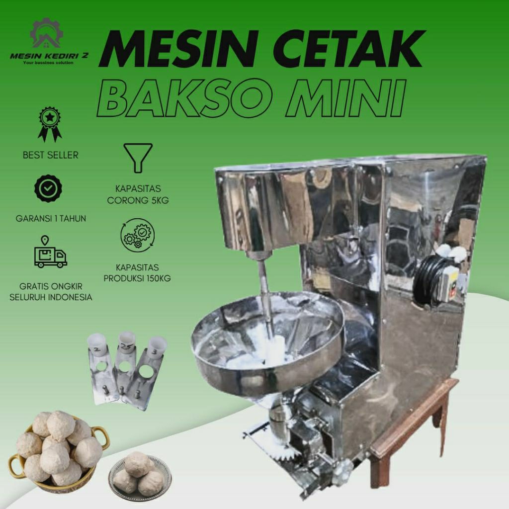 Mesin Bakso Mini Masin Cetak Pentol Bakso