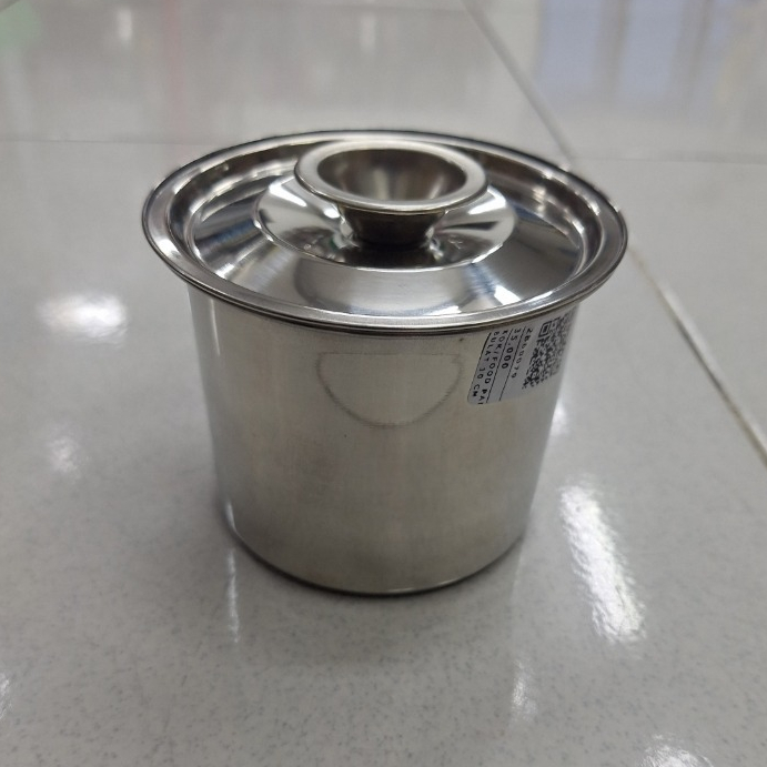 Mangkok / Food Pan Stainless Bulat 12 Cm