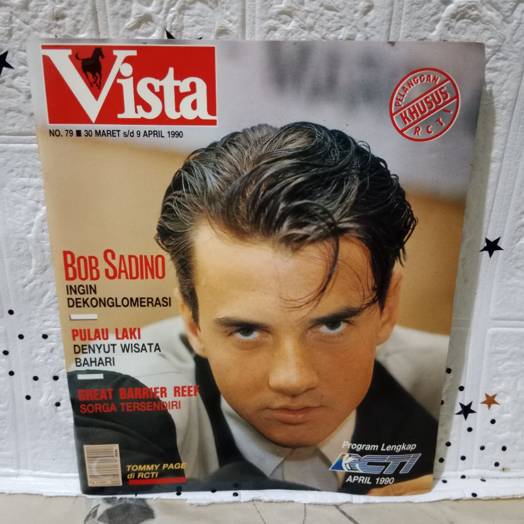 MAJALAH VISTA NO 79 MARET APRIL 1990