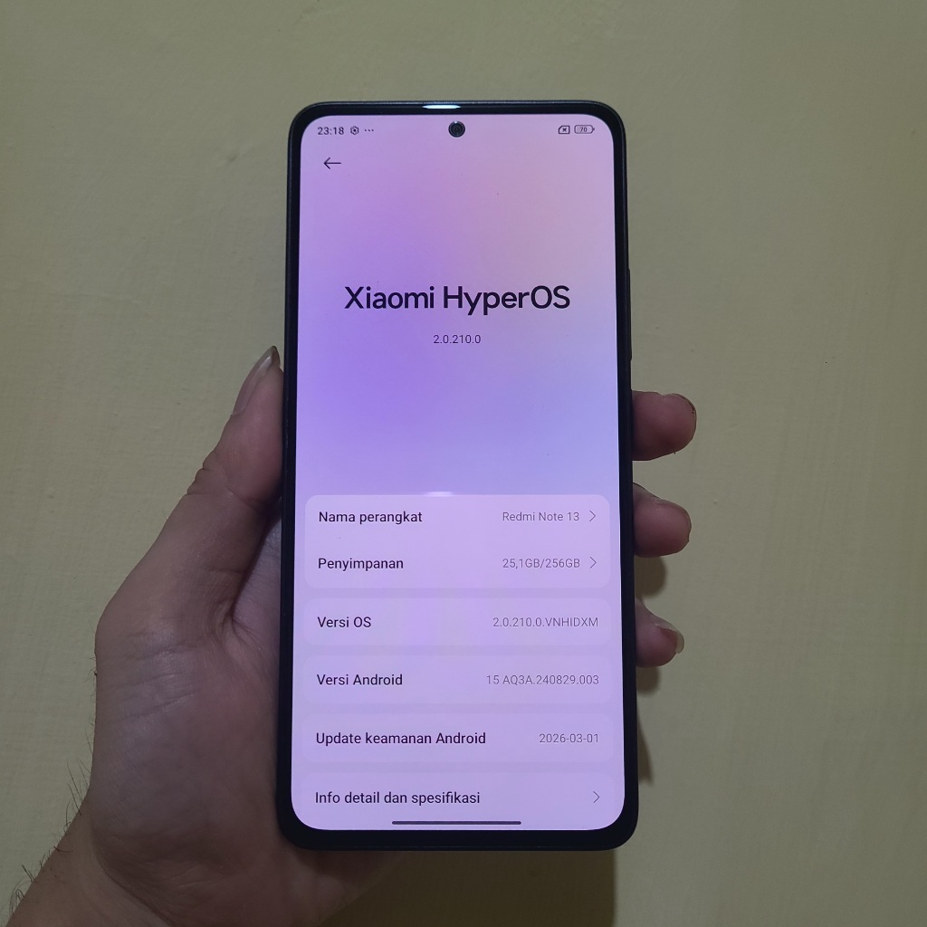 Lcd Redmi Note 13 4G Original Copotan