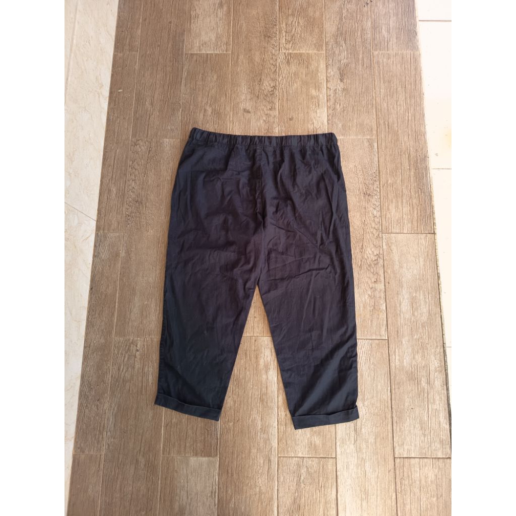 Celana Baggy Pants Giordano Hitam| XL