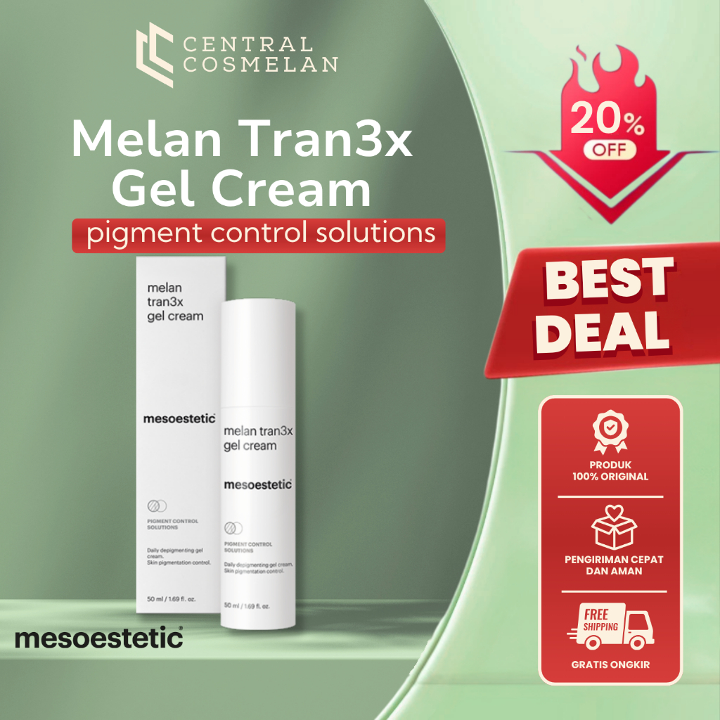 Mesoestetic Melan Tran3x Daily Depigmenting Gel Ceam 50ml