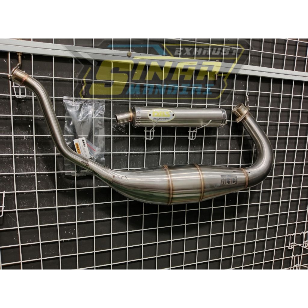 KNALPOT DBS THAILAND NINJA RR R SS FULLSISTEM EMBLEM KUNING