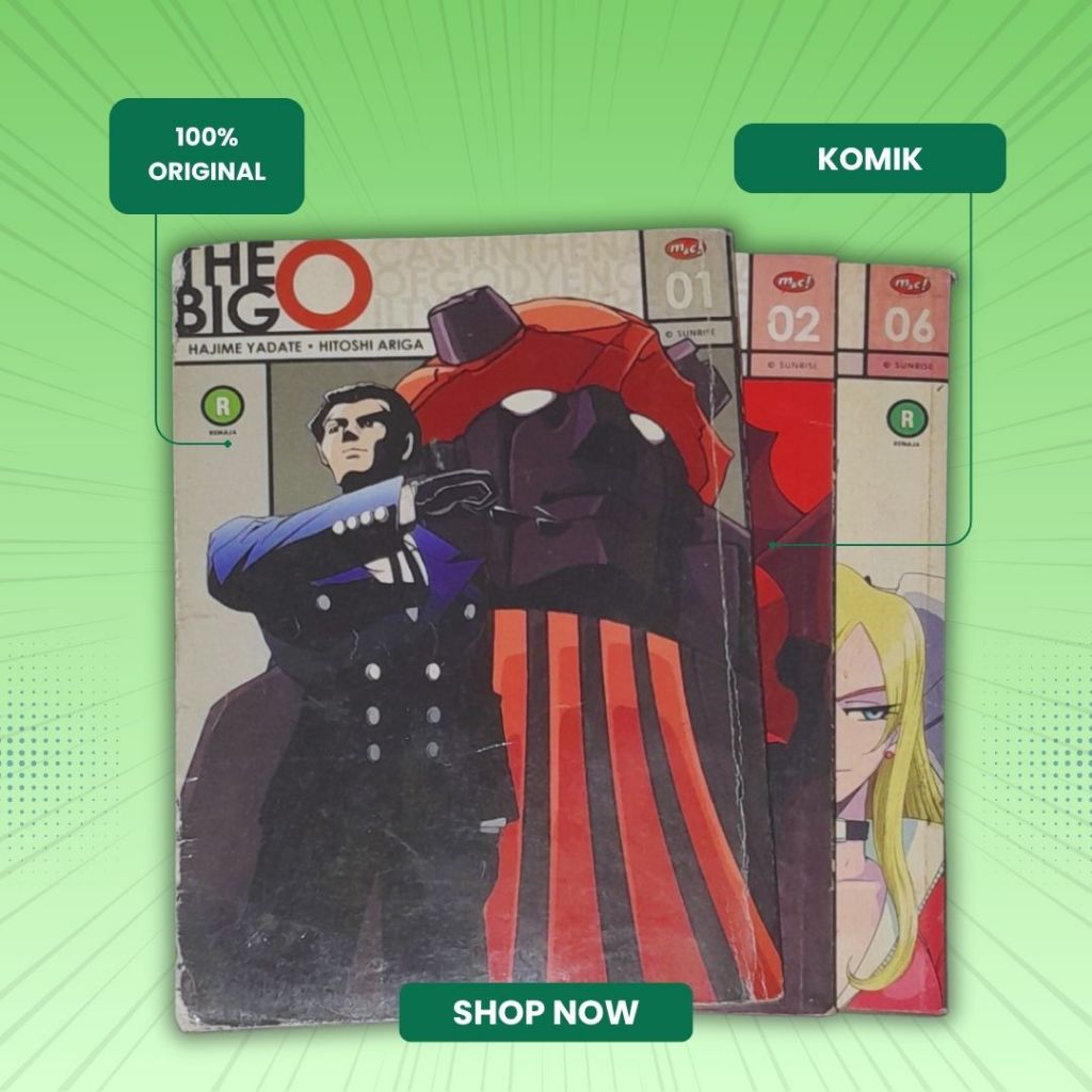 KOMIK M&C - THE BIG O (VOL 1 - 2)
