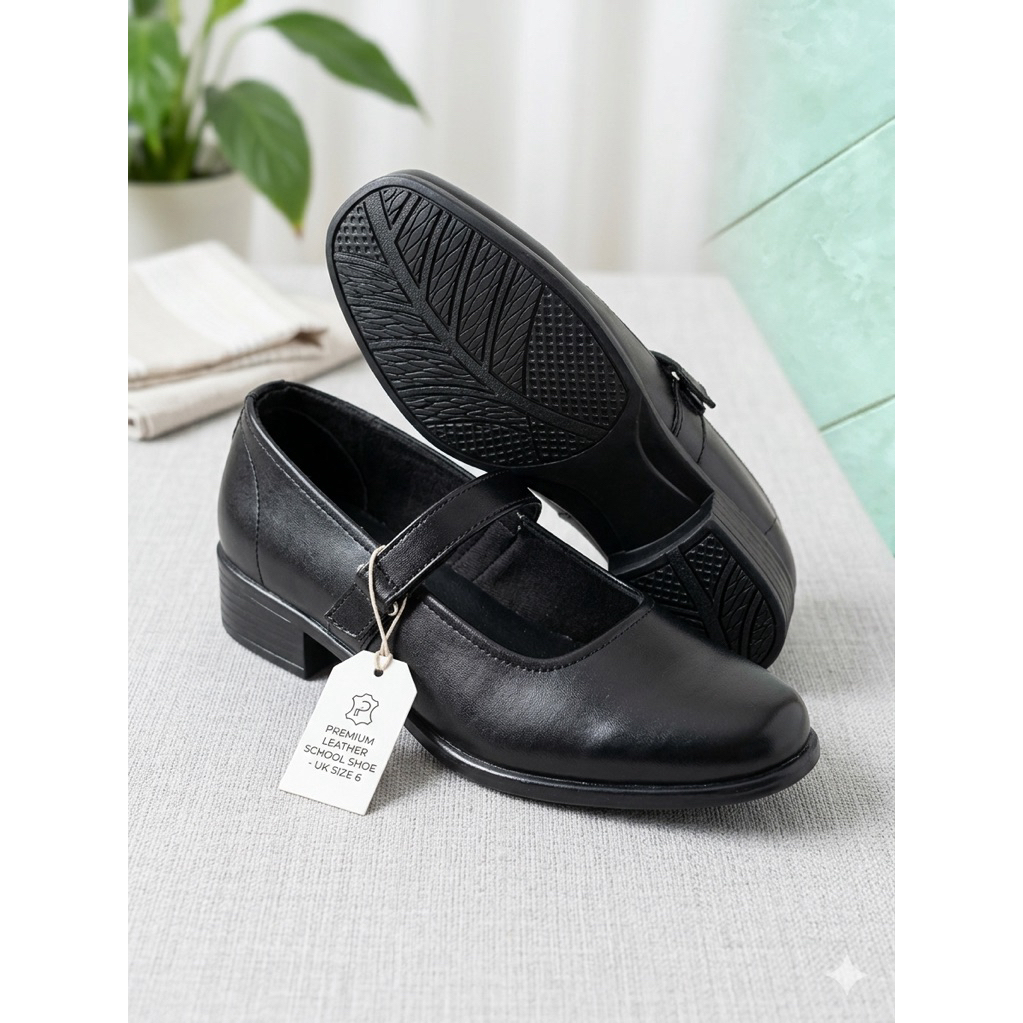 Sepatu Paskibra Wanita Vilando PDH Pansus Hitam 37-40