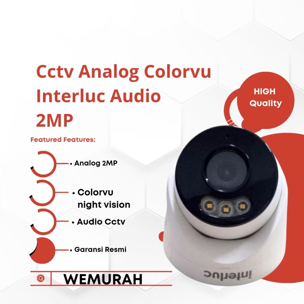 Cctv Indoor Interluc 2Mp 10 - Cctv Indoor Colorvu 2Mp- Cctv Indoor