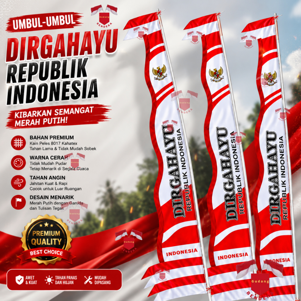 umbul umbul Rempel umbul umbul jumbo Umbul umbul Dirgahayu