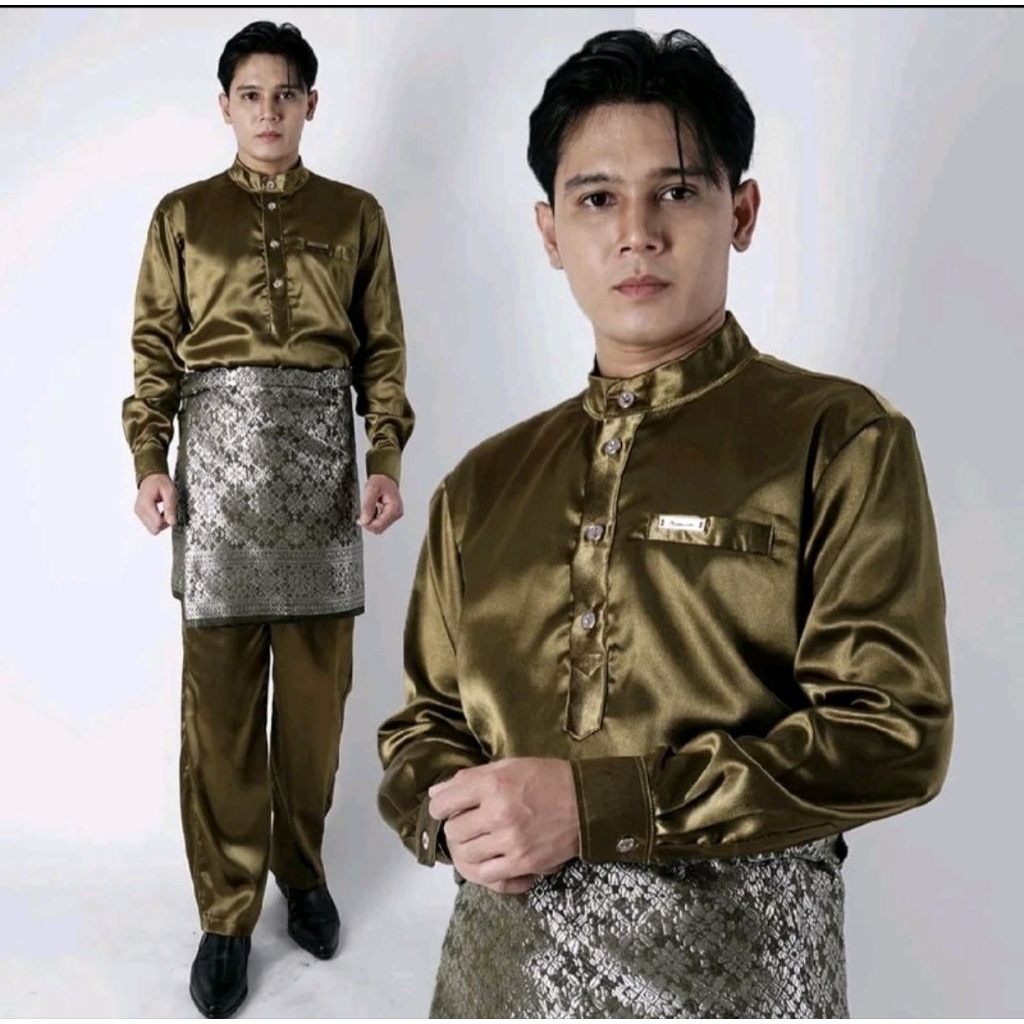 STELAN TELUK BELANGA PRIA /BAJU KURUNG MELAYU PRIA/BAJU KURUNG MELAYU DEWASA