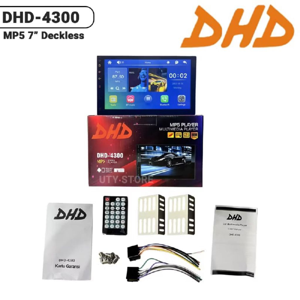 Head Unit Mobil DHD-4300 Mirror Link 7 Inch Dengan Bluetooth