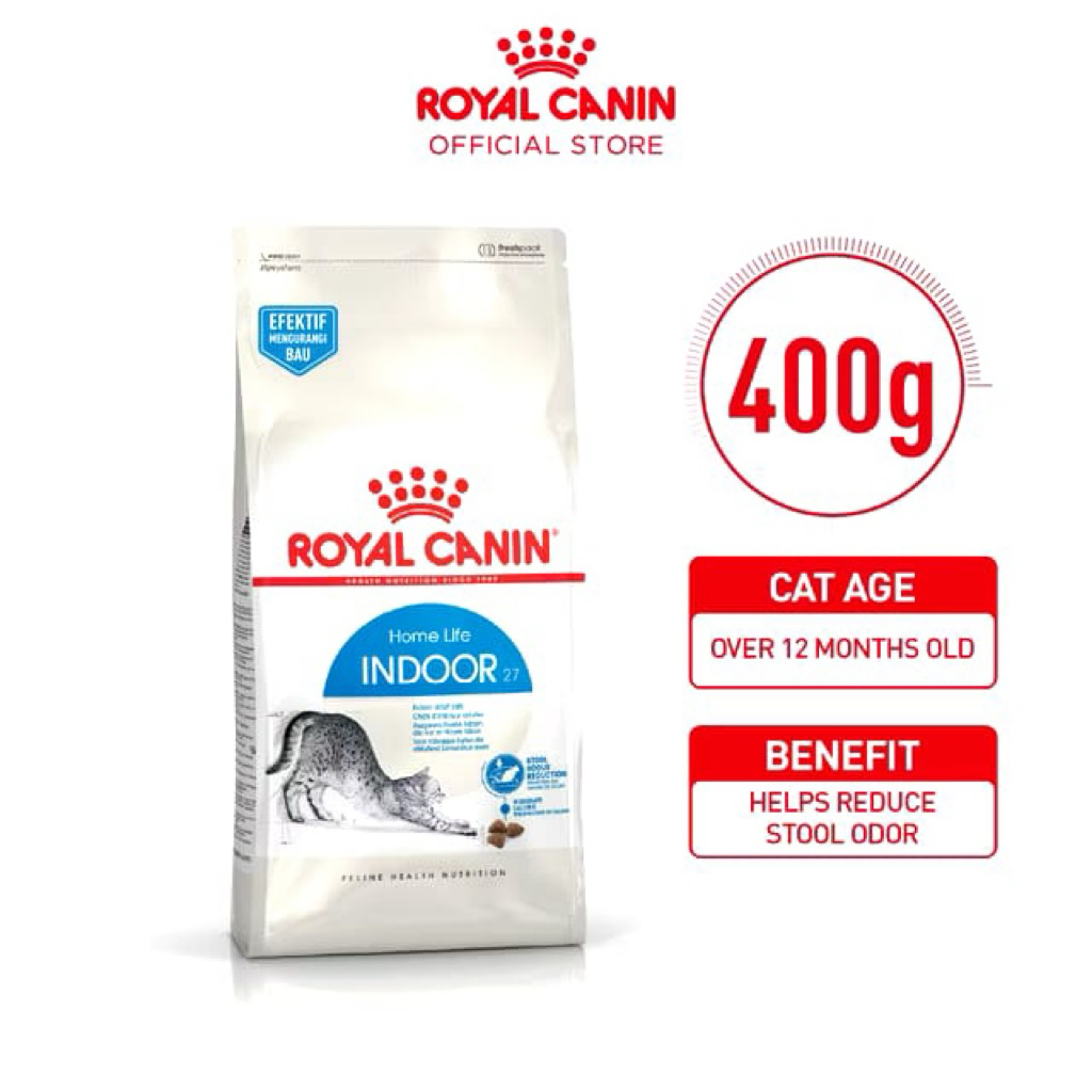 ROYAL CANIN INDOOR 27 HOME LIFE - 400 GR - FRESHPACK