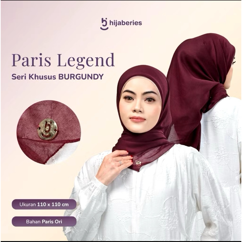 Hijab Baby Voal Paris Legend Premium – Napocut Hijabers + Pouch