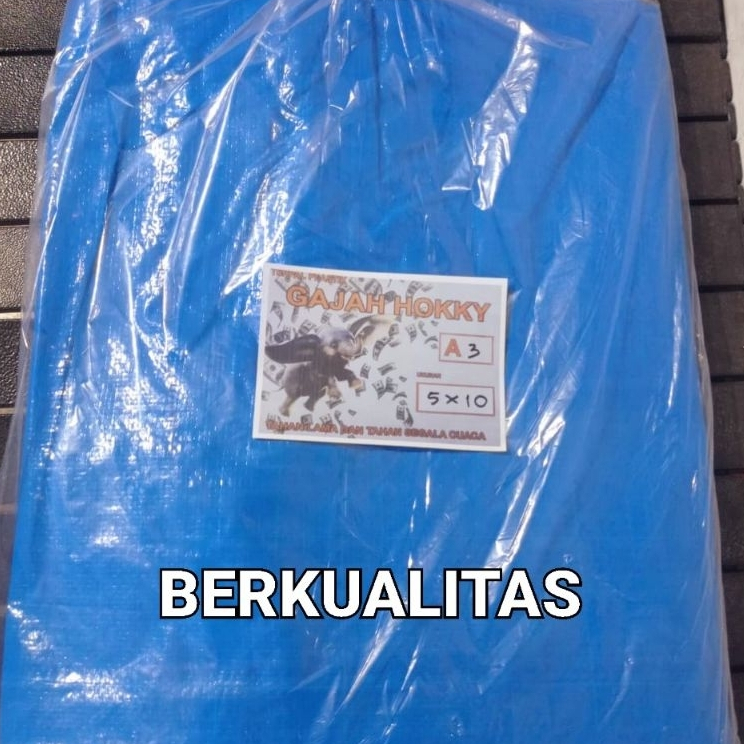 Terpal Tenda 5x10 A3 Terpal Jemur Padi Terpal Kolam Ikan