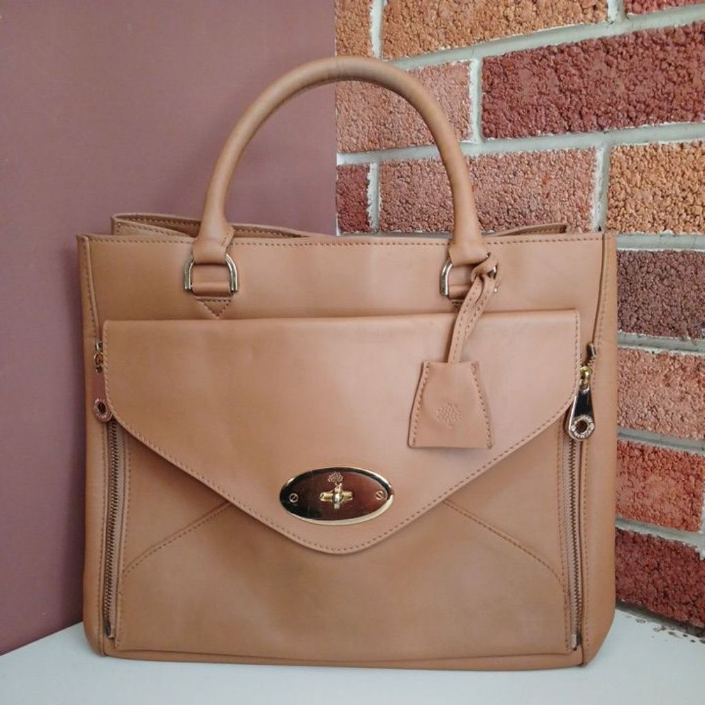 mulberry tote bag tas wanita preloved second bekas