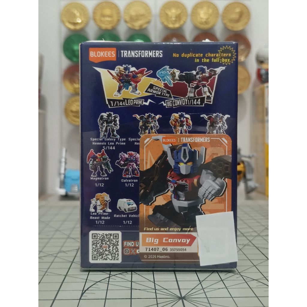 BLOKEES TRANSFORMERS GALAXY DEFENDER VERSION 07 REGULER BIG CONVOY OFC