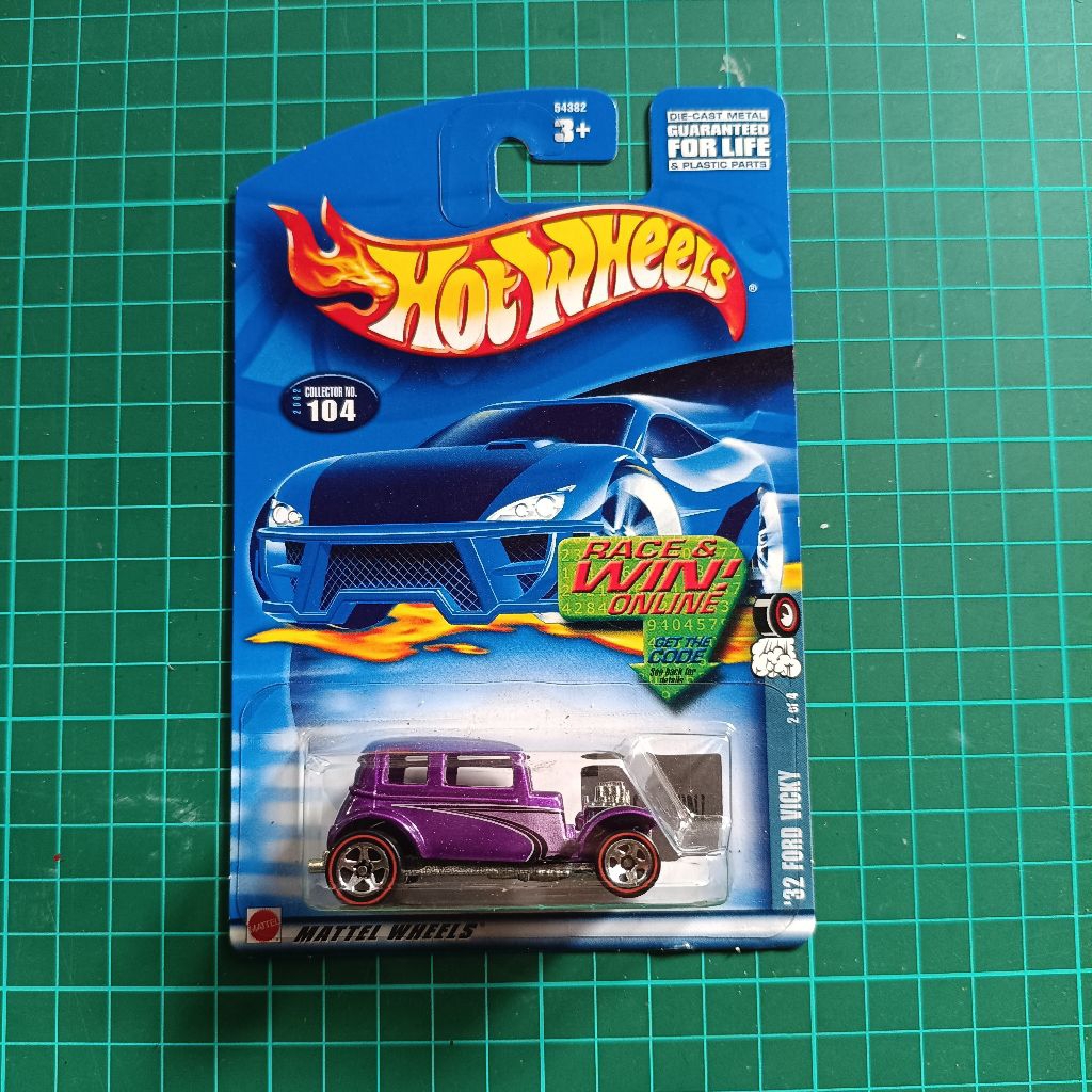 Hotwheels Ford vicky redline tampo