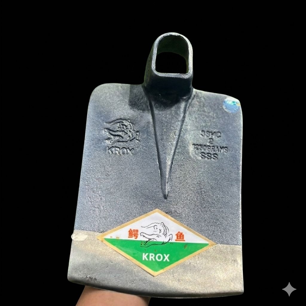 Cangkul cap Buaya KROX original 100% produk import-cangkul Buaya Krnyeh Tutul Anti lengkat-pacul-Boy