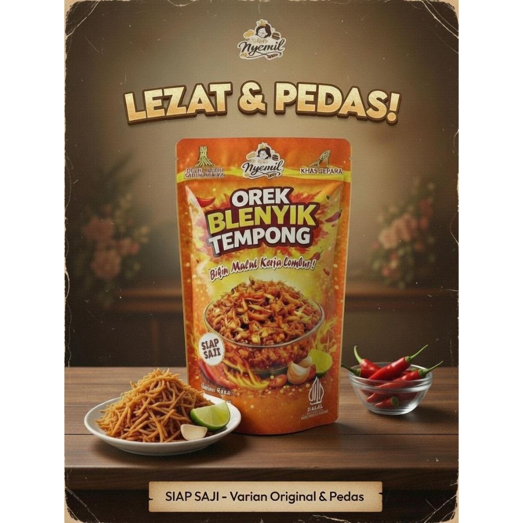 OREK TERI/BLENYIK TEMPONG (KHAS JEPARA)