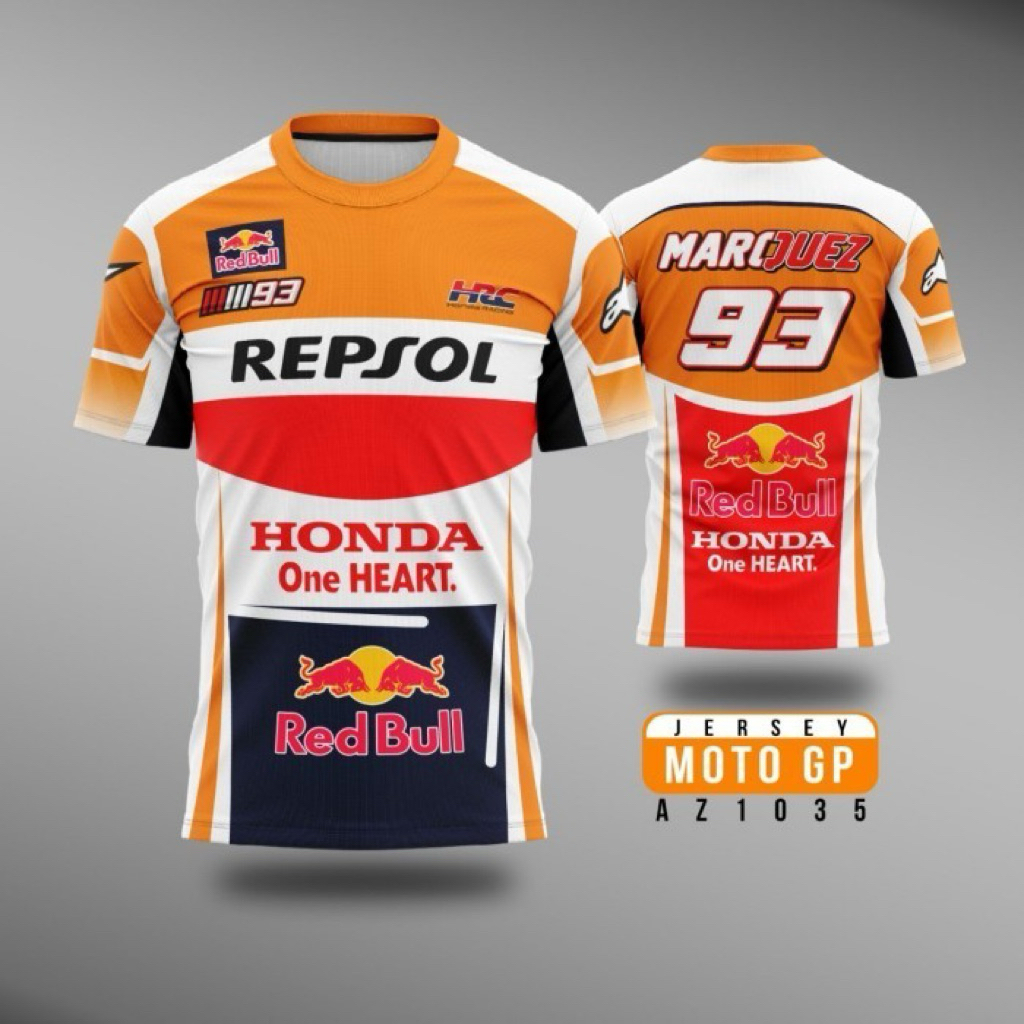 kaos Jersey racing honda repsol gank club / honda gank fullprint