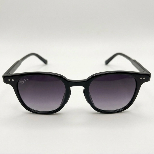 Kacamata Hitam pria Full Frame Black Glossy | Kacamata Gaya Casual pria  (KT299)
