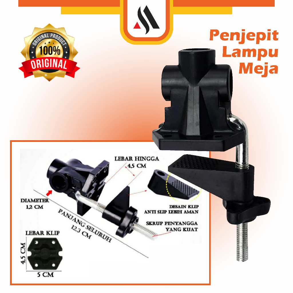 Jepit Multifungsi Penjepit Lampu Arsitek Alat Bantu Jepit Lampu Meja