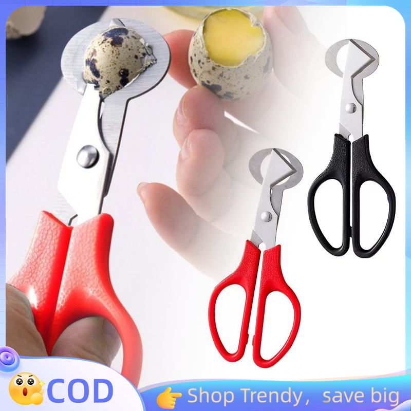 Alat Pembuka Telur Puyuh Gunting Telur Puyuh Stainless Pemotong Telur Burung Alat Potong Cangkang Te