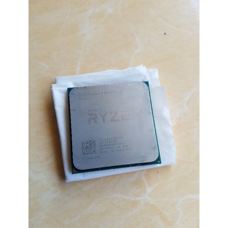 Processor AMD AM4 Ryzen 5 1600X 12 cpu speed to 4.0Ghz Zen