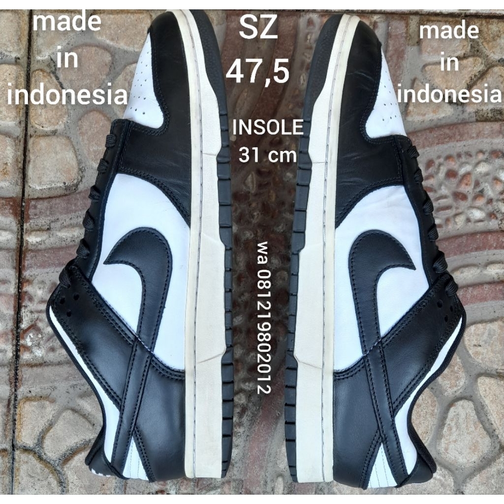 SIZE 47,5 NIKE DUNK LOW PANDA