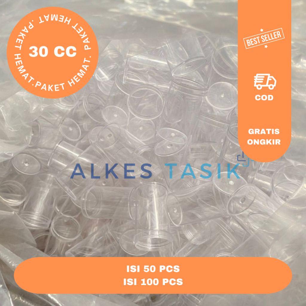 (30 CC) Paket Hemat Pot Salep 30 gram  isi 50 Pcs / isi 100 Pcs