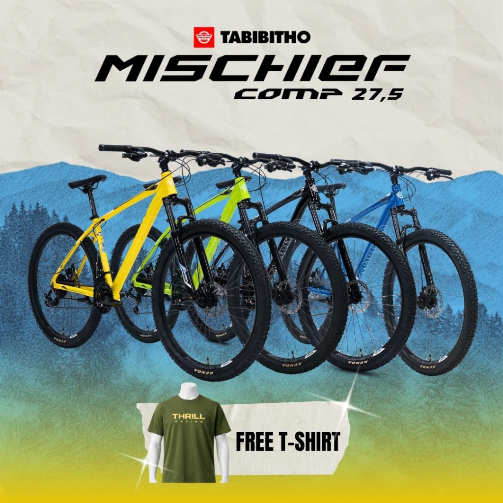 SEPEDA GUNUNG 27.5 MTB TABIBITHO MISCHIEF COMP - FRAME ALLOY