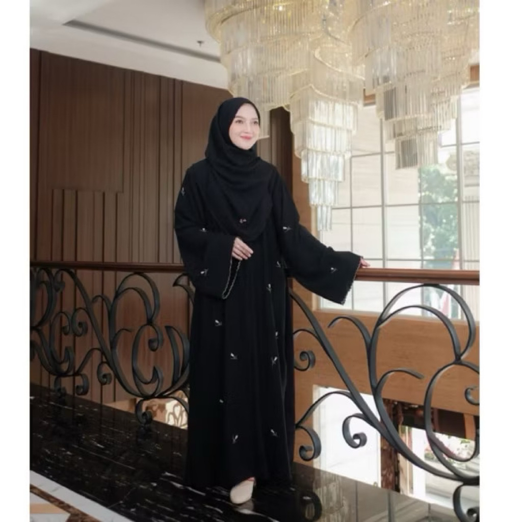 ROSE abaya by all_Busyra (preloved)
