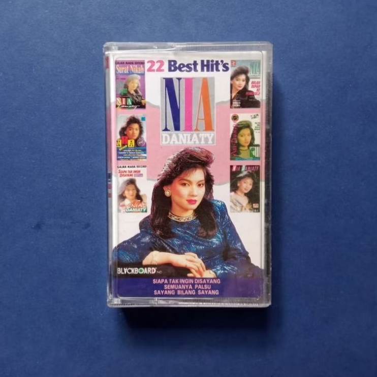 Kaset Pita 22 The Best Hits Nia Daniaty Prod BLACKBOARD Ind