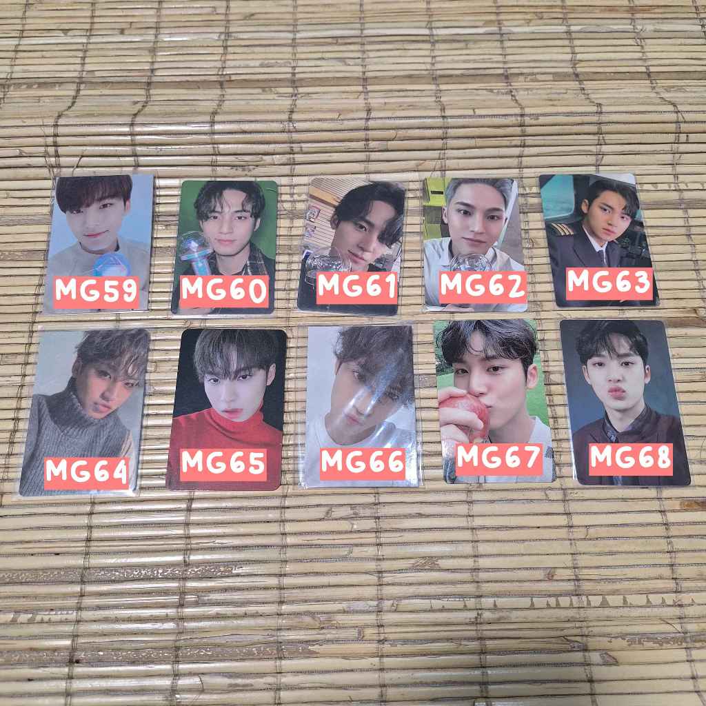 Seventeen Mingyu Caratzone Carzone Pilot Soco Incomplete Caratland Photocards PC